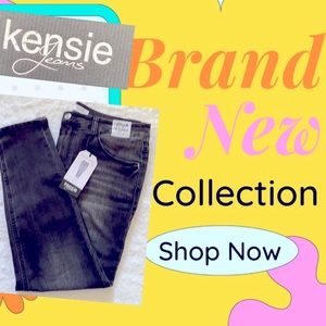 KENSIE SKINNY ANKLE HIGH RISE JEANS
